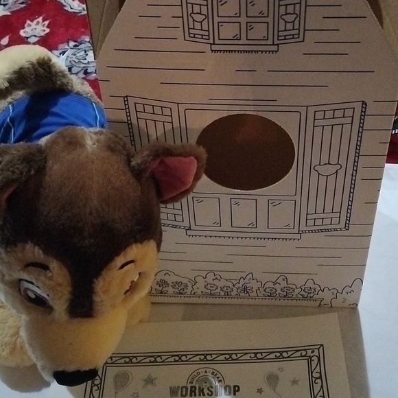 Build-a-Bear Paw Patrol Chase German Shepherd Pup w/ Certificate + Box - Picture 6 of 8
